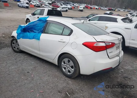 2016 Kia Forte Lx from USA, damaged, VIN KNAFK4A60G5618055